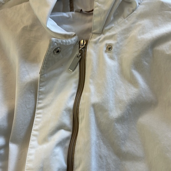Soft surroundings white hooded jacket XL (estimate) - Picture 4 of 5